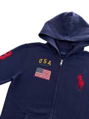 Ralph Lauren Big Pony USA Zip Jacke (XS)