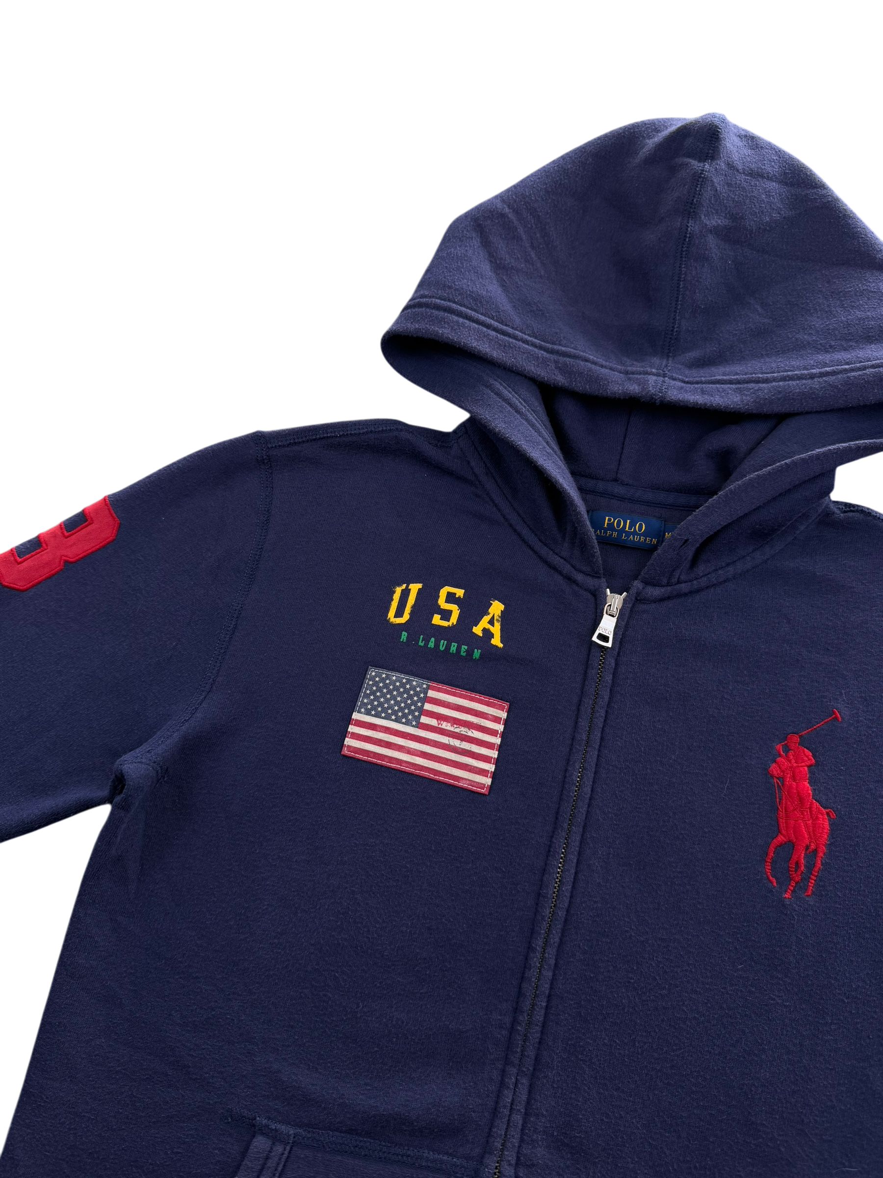Ralph Lauren Big Pony USA Zip Jacke (XS)