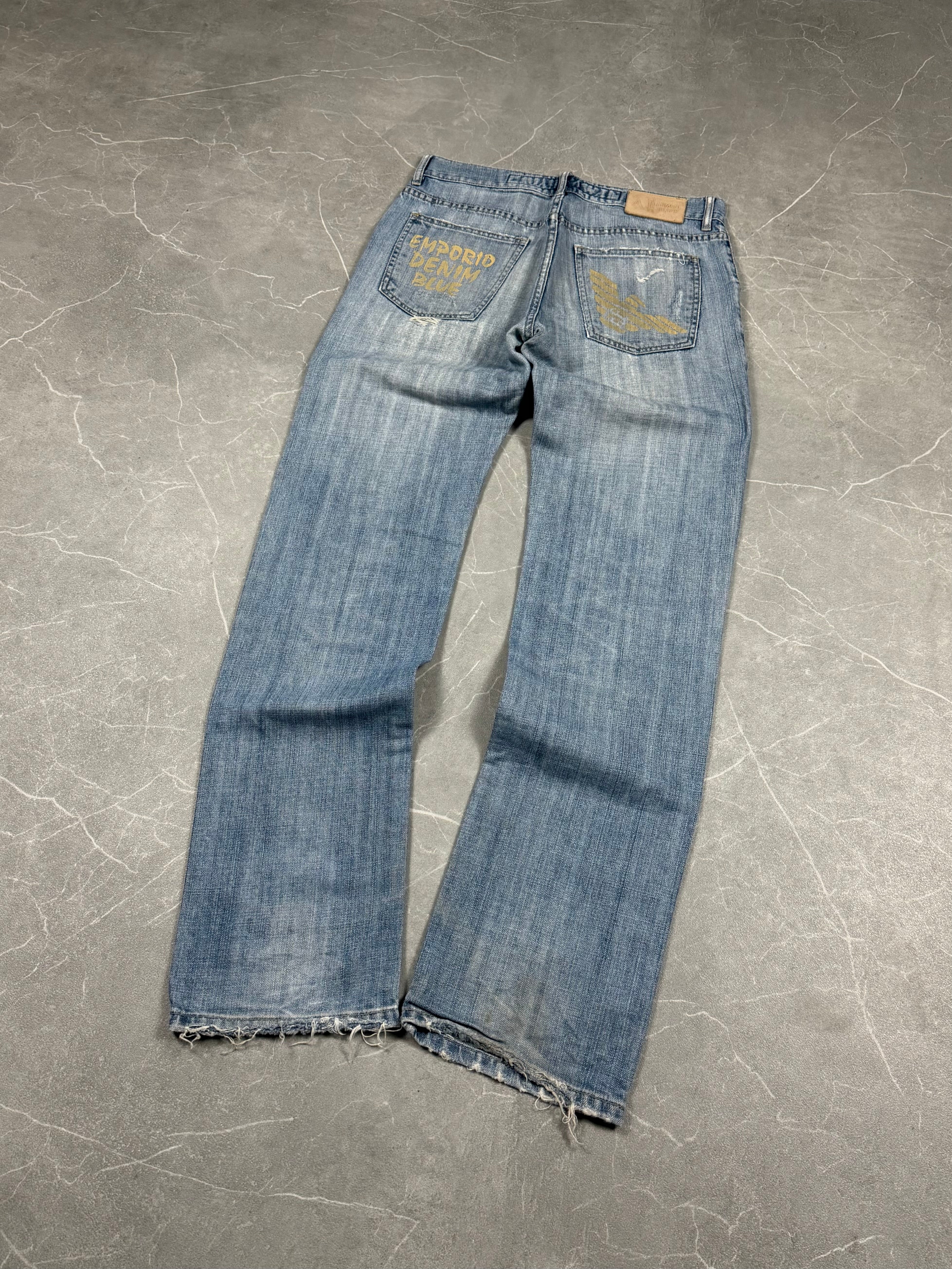 Armani Big Logo Jeans (S-M)