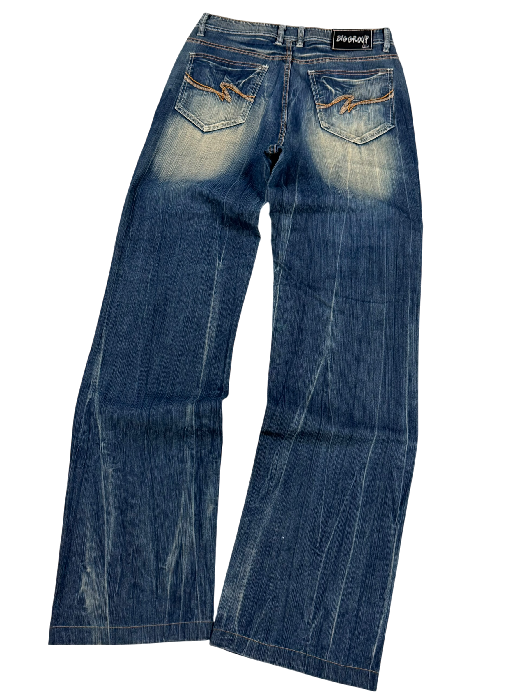 Crazy washed Straightfit Jeans (S-M)