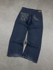 Armani Big Logo Baggy Jeans (S-M)