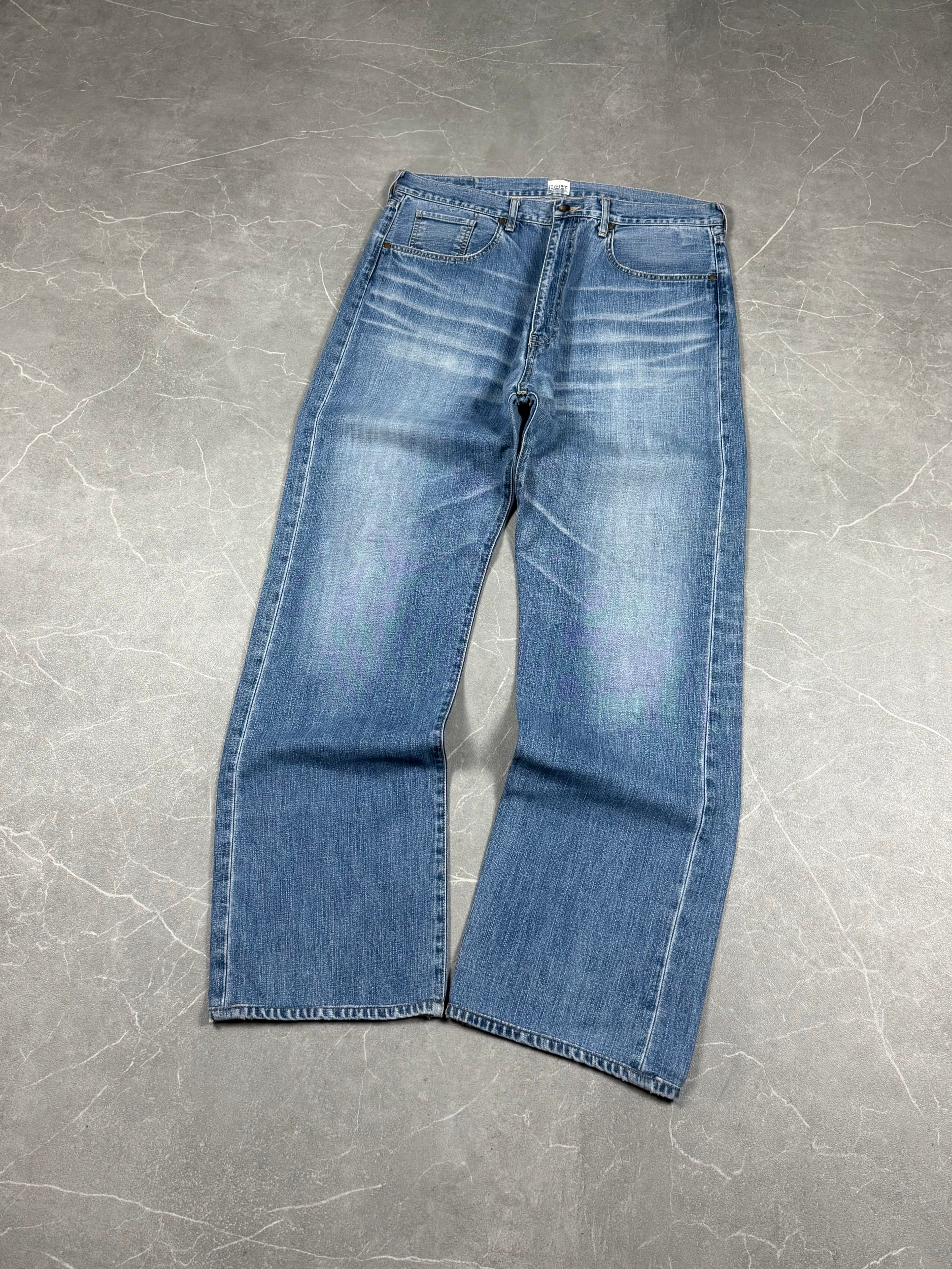 Rare Bape Big Logo washed Baggy Jeans (M-L)