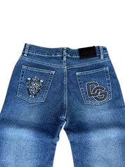 Dolce Gabbana Big Logo Bootcut Jeans (XS-S)