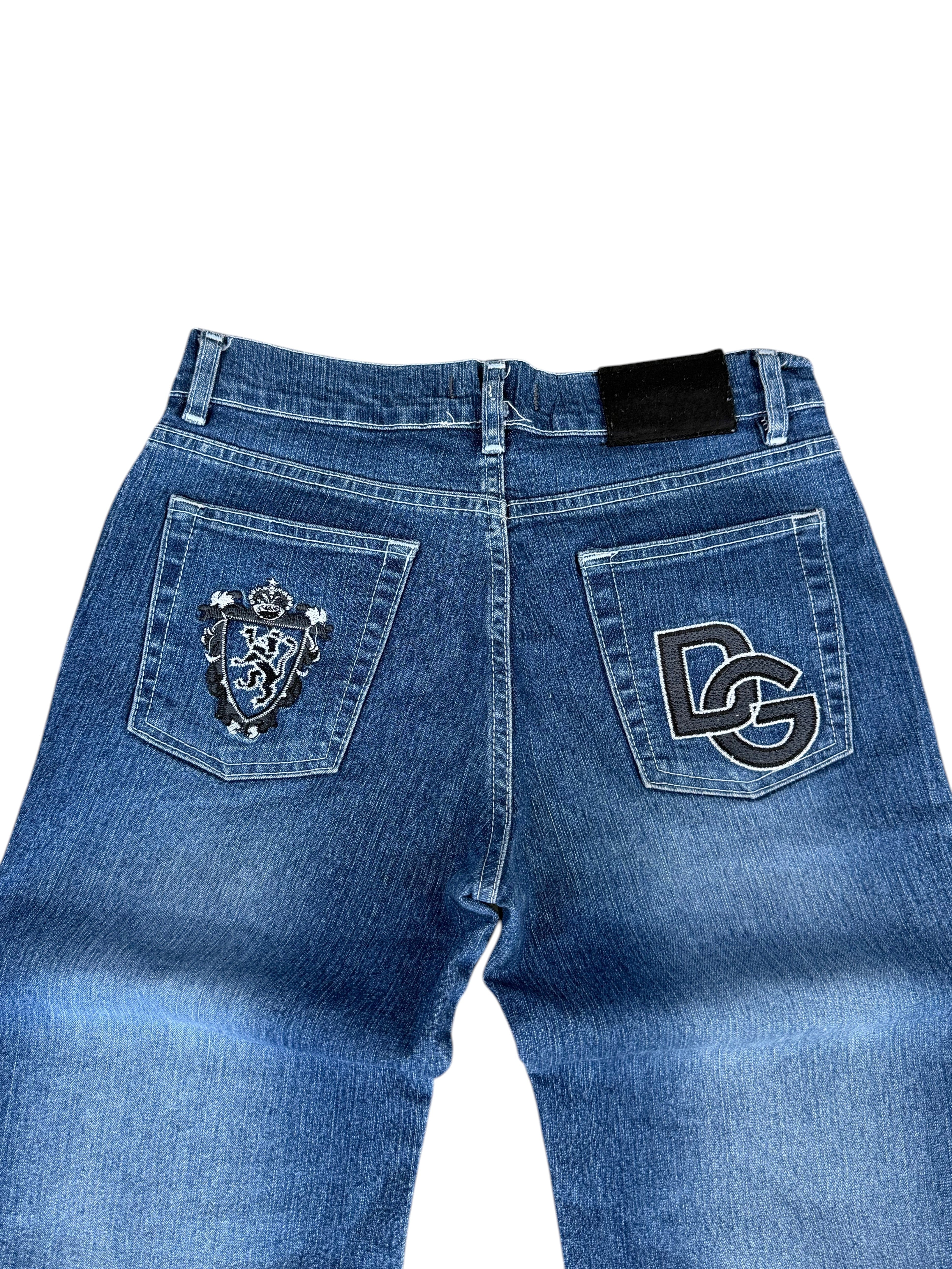 Dolce Gabbana Big Logo Bootcut Jeans (XS-S)