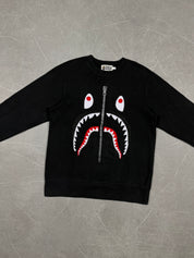 Bape Patched Shark Zip Sweater (S)