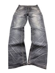 Ultra washed Straight Jeans (XS-S)