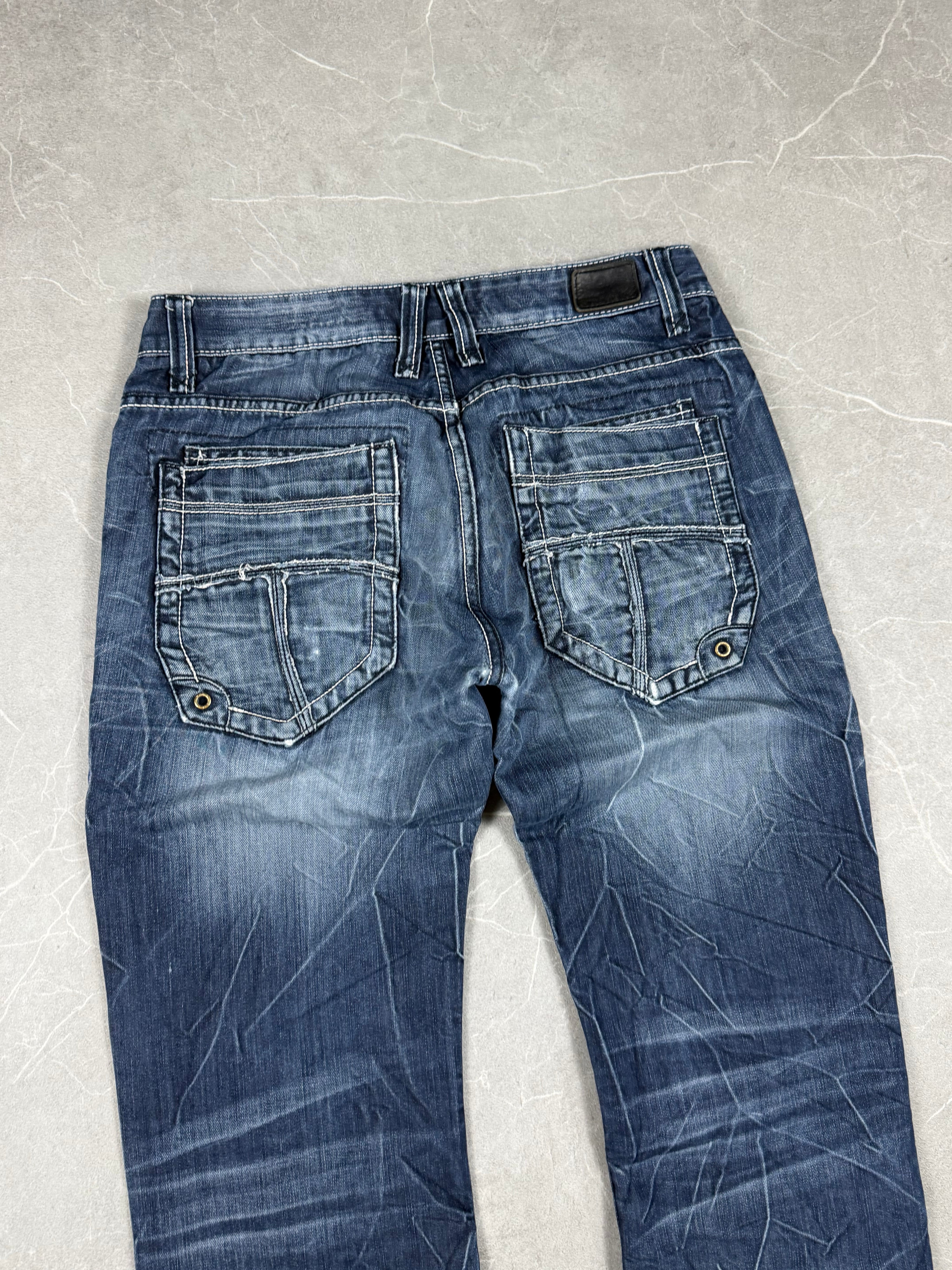 Vintage washed Straight Jeans (M)