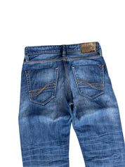 Vintage Washed Slim/Straight Jeans (XS)