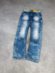 Vintage washed Straight Jeans (S)
