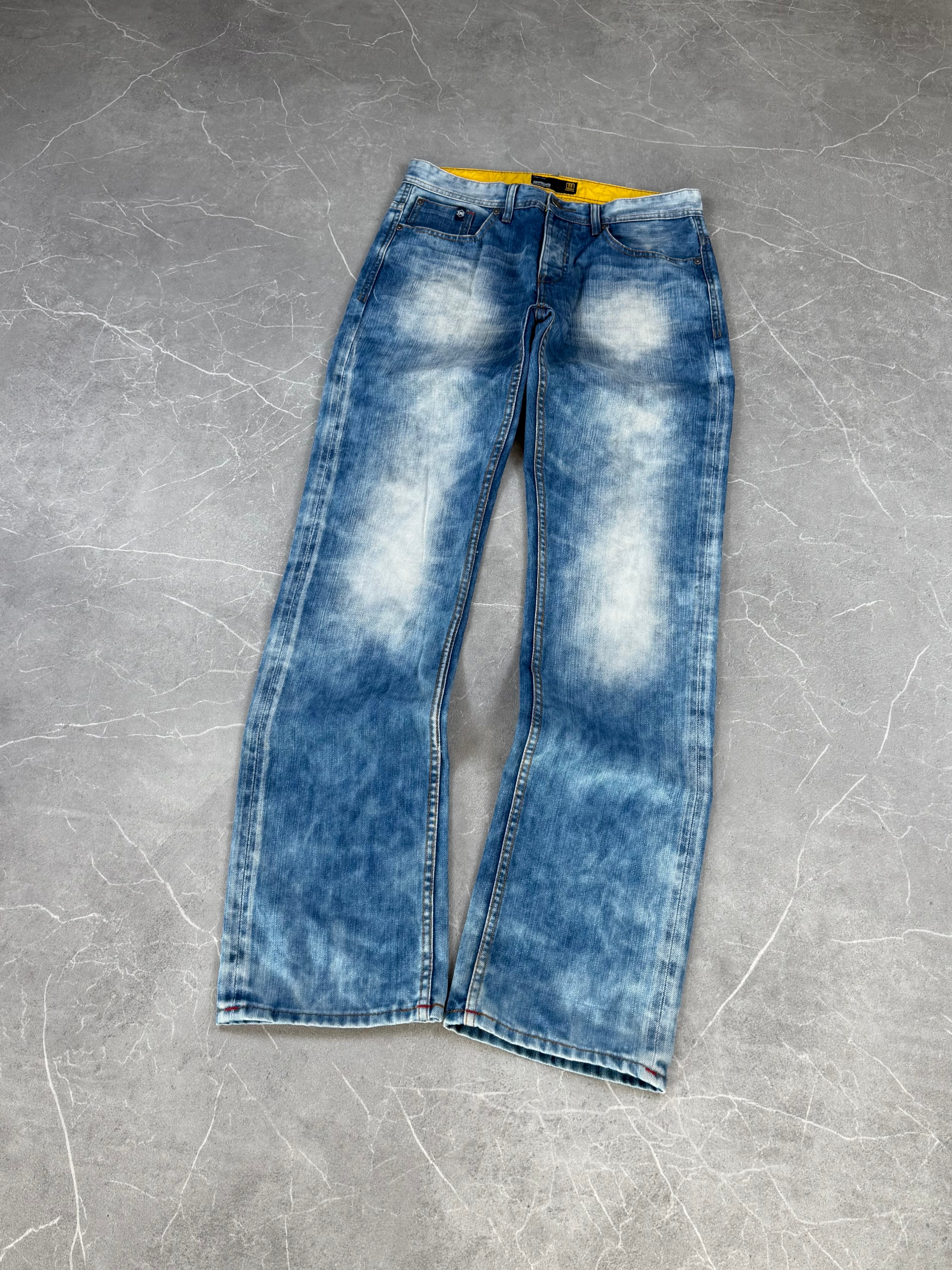 Vintage washed Straight Jeans (S)