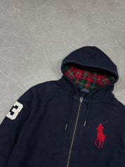 Ralph Lauren Big Pony Checked Hood Zipper (L)