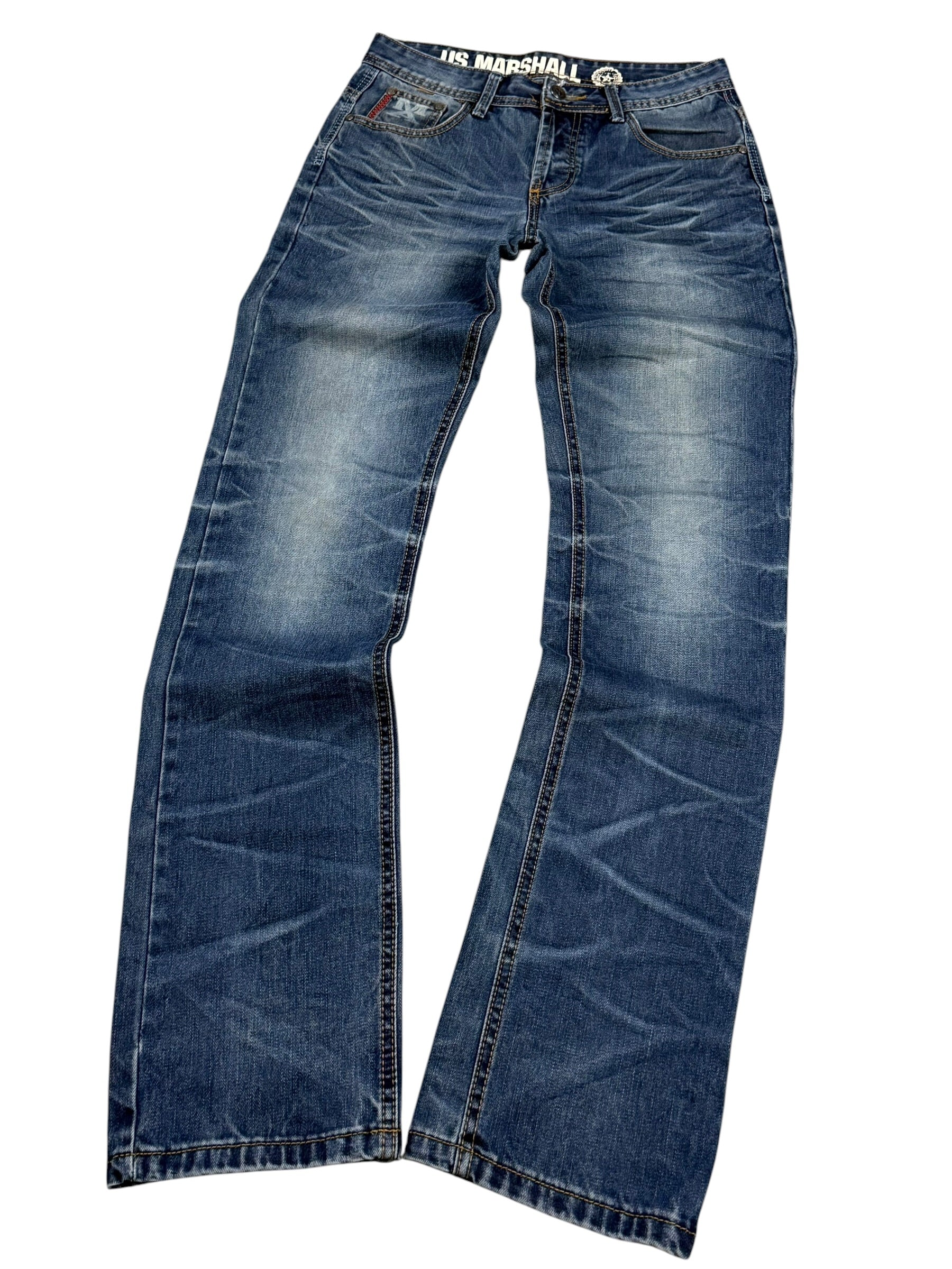 Vintage washed Slim-fit Jeans (S)