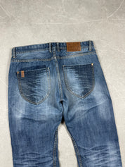 Vintage washed Baggy/Bootcut Jeans (M)
