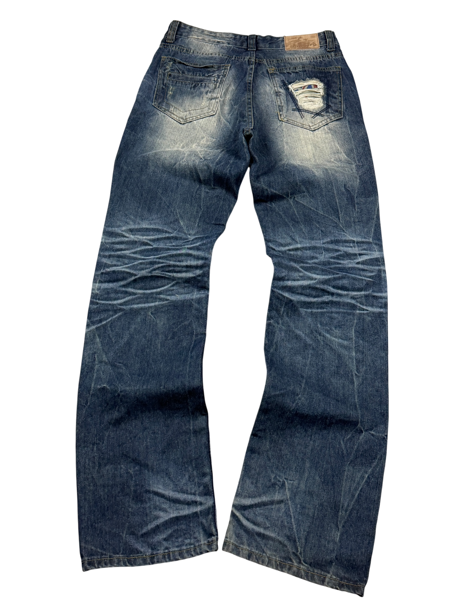 Ultra Washed Straight Jeans (S-M)