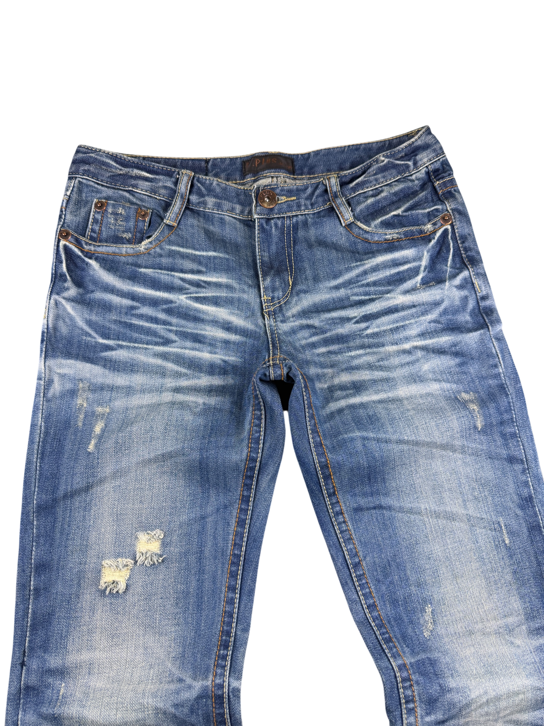 Ultra washed Straight Jeans (XS)
