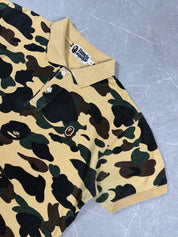 Bape 1st Camo Ape Head Poloshirt (S)