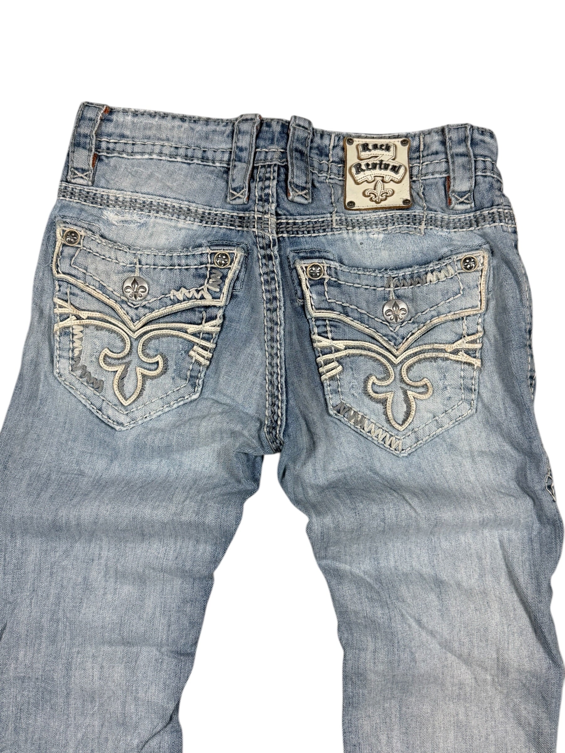 Rock Revival Straight-Fit Jeans (XS)
