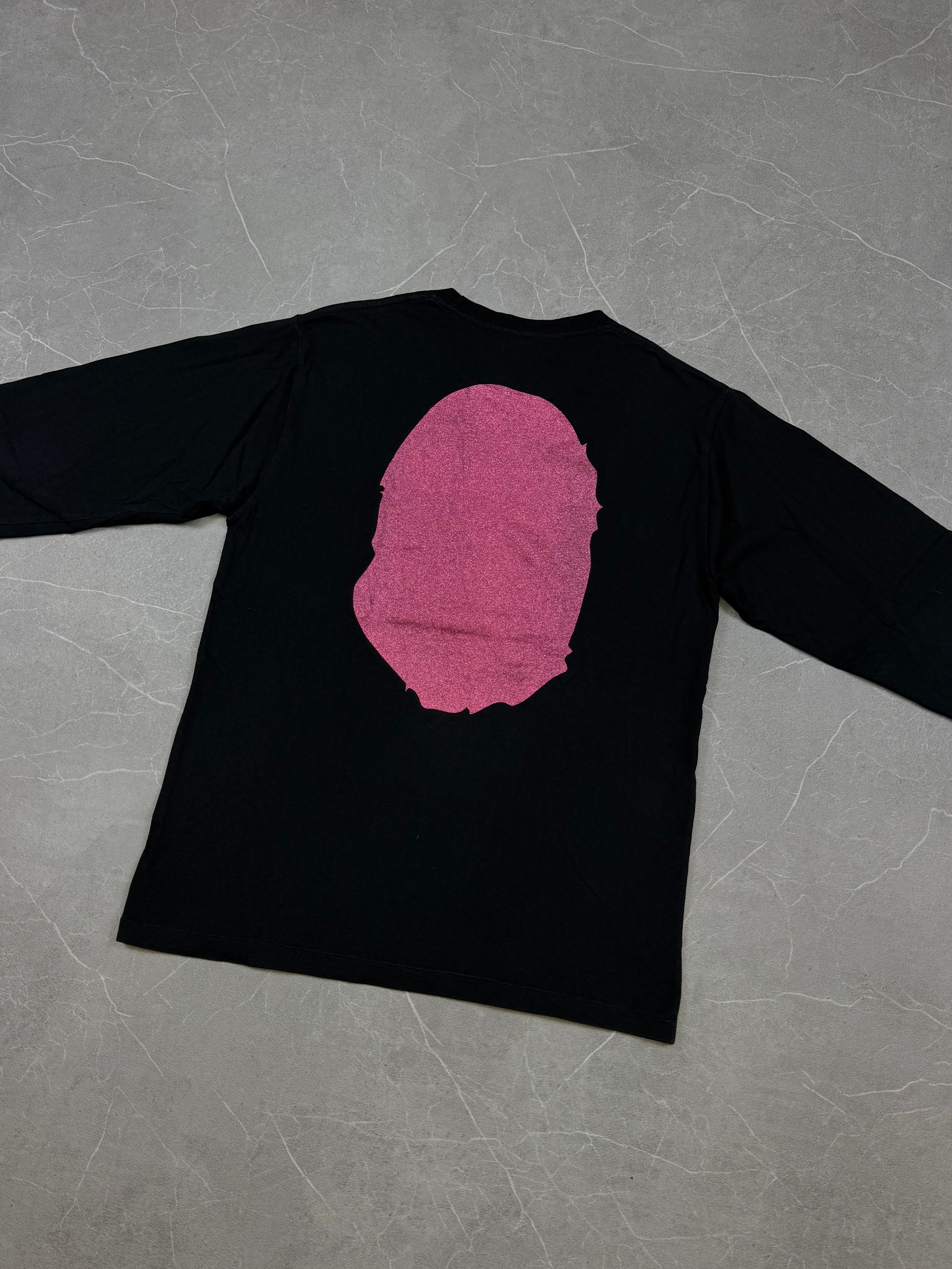 Bape Big Ape Head Shiny Long Sleeve (L)