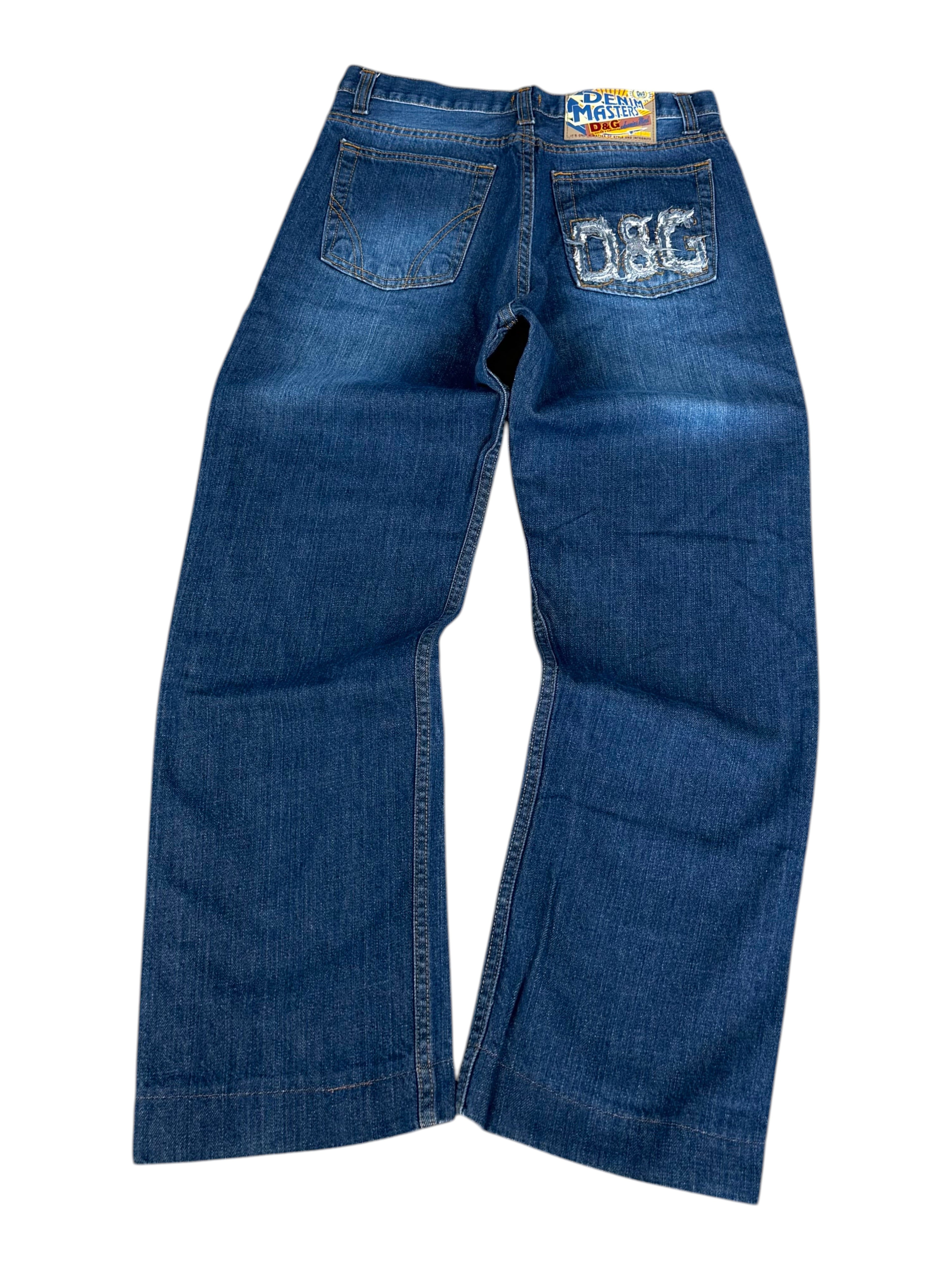 Dolce Gabbana Big Logo Jeans (XS)