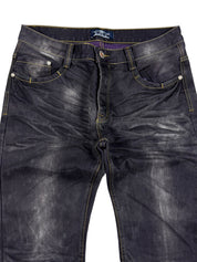 Vintage Washed Straight-Fit Jeans (S)