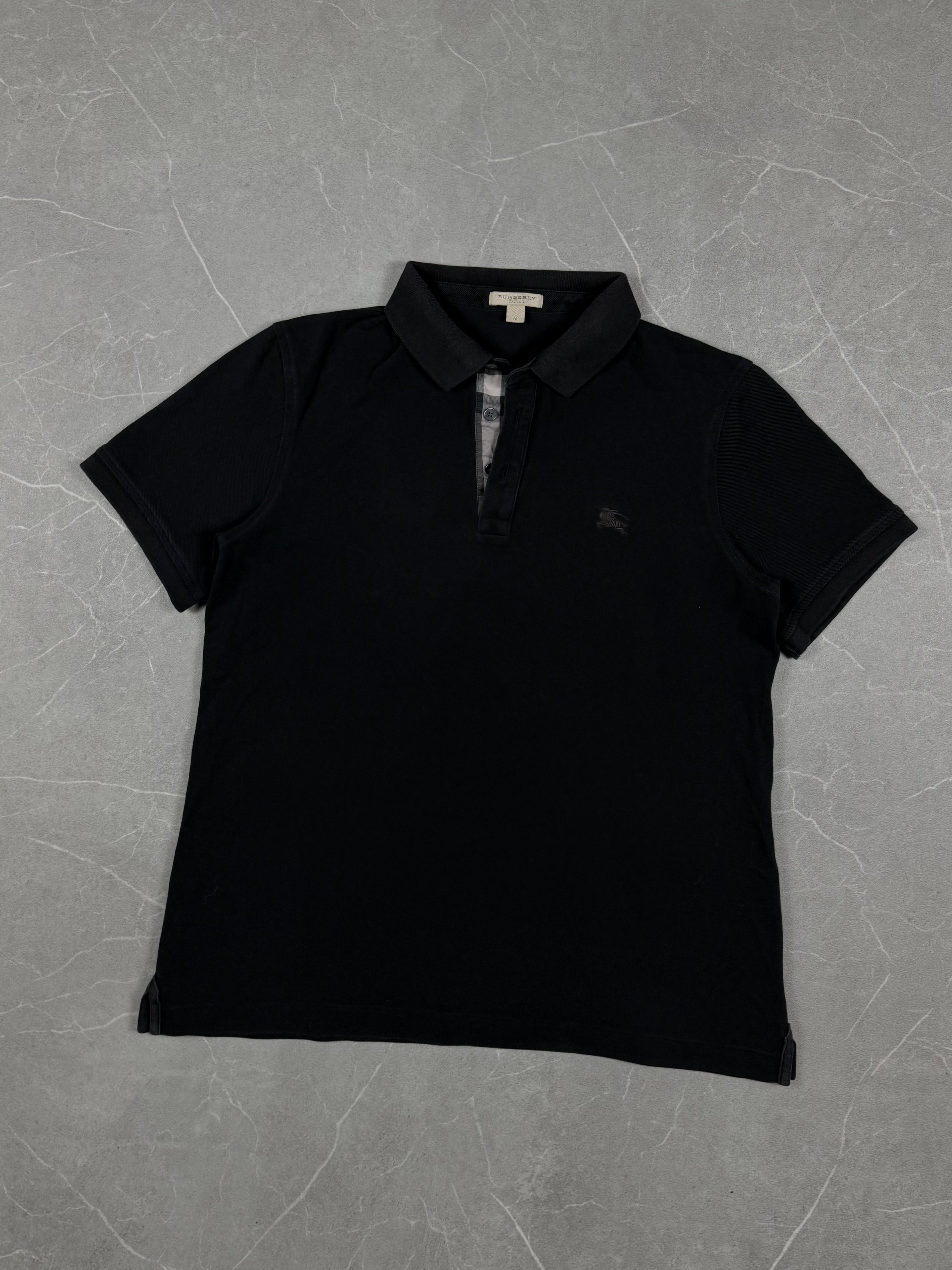 Burberry vintage Poloshirt *Black on Black (S)