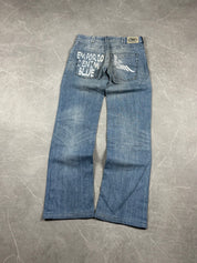 Armani Big Logo Bootcut Jeans (S)