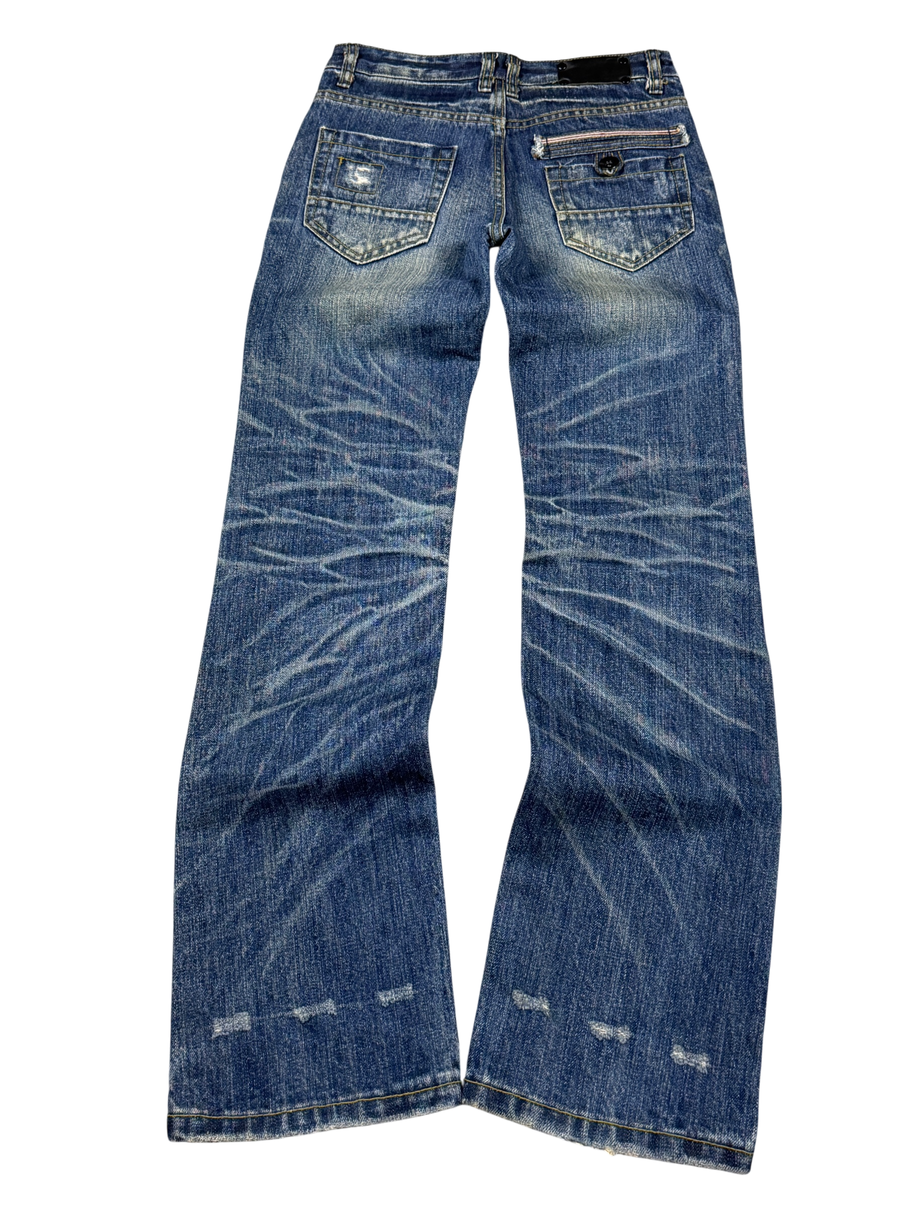 Crazy washed Straight Jeans (XXS)