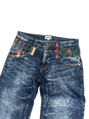 Ultra washed doublewaist Straightfit Jeans (M)
