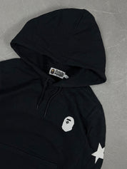 Bape Apehead Logo Backprint Hoodie (S)