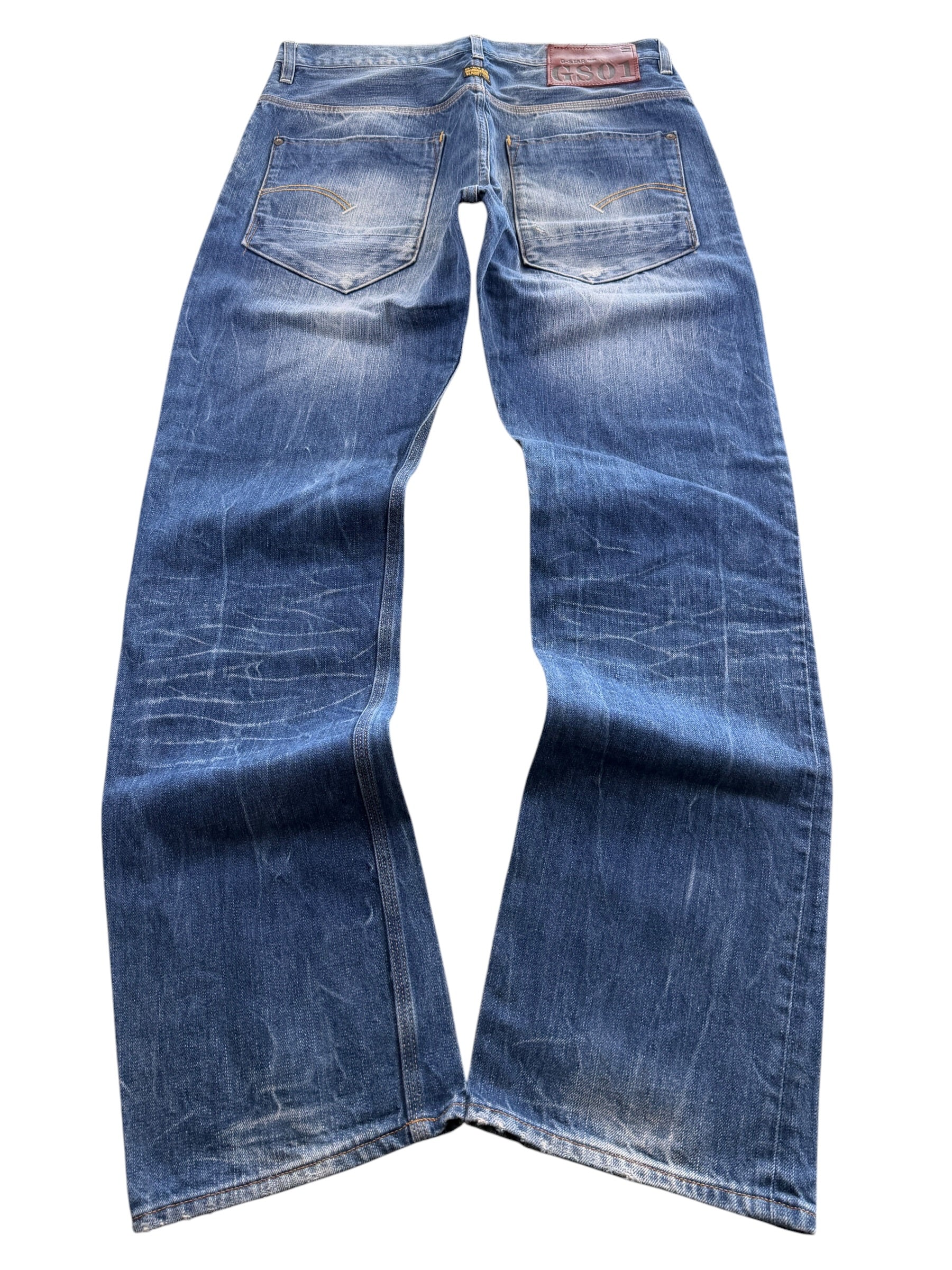 Gstar crazy washed Straight Jeans (S-M)