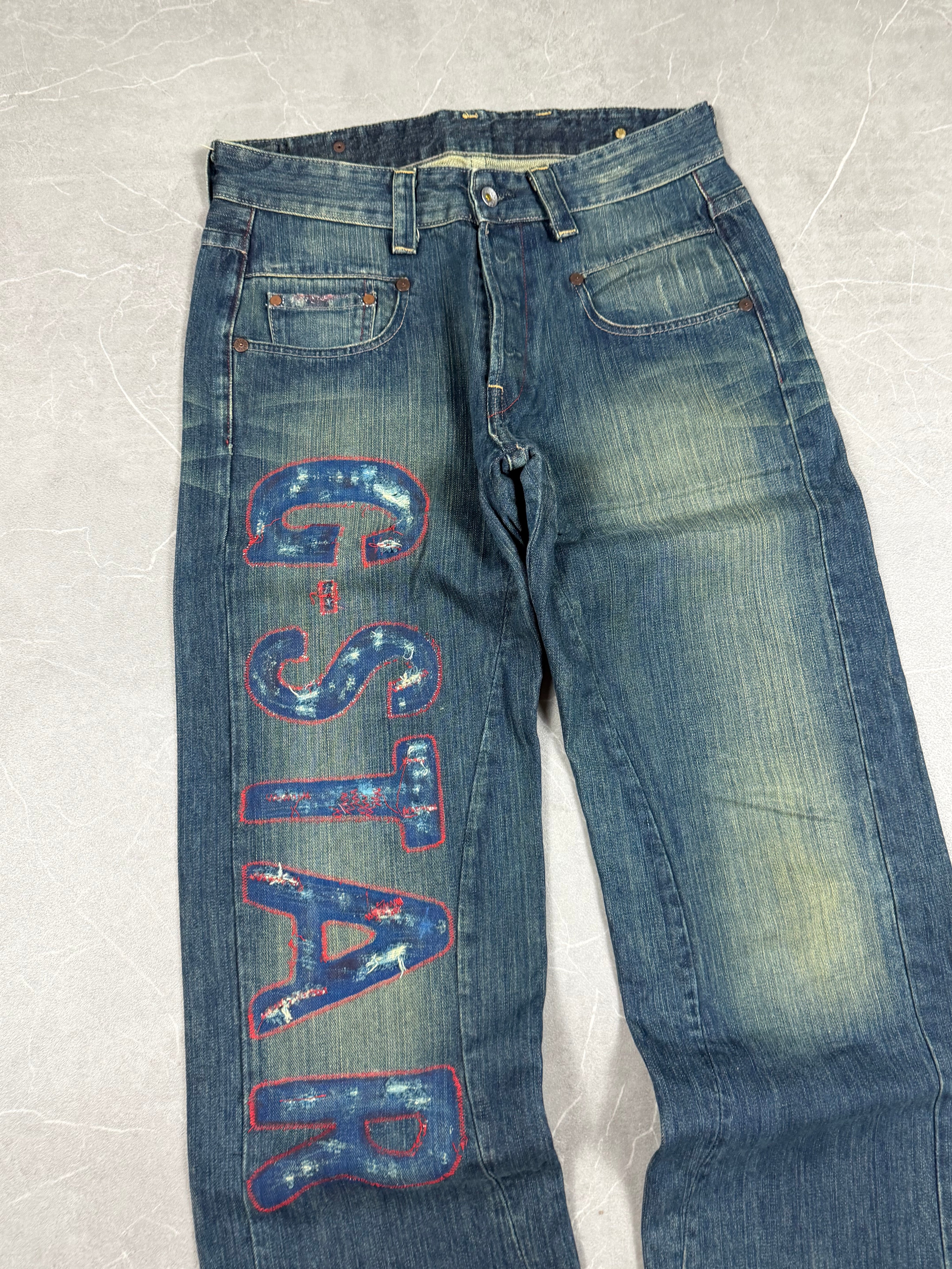 Vintage Gstar special Big Logo Bootcut Jeans (L)