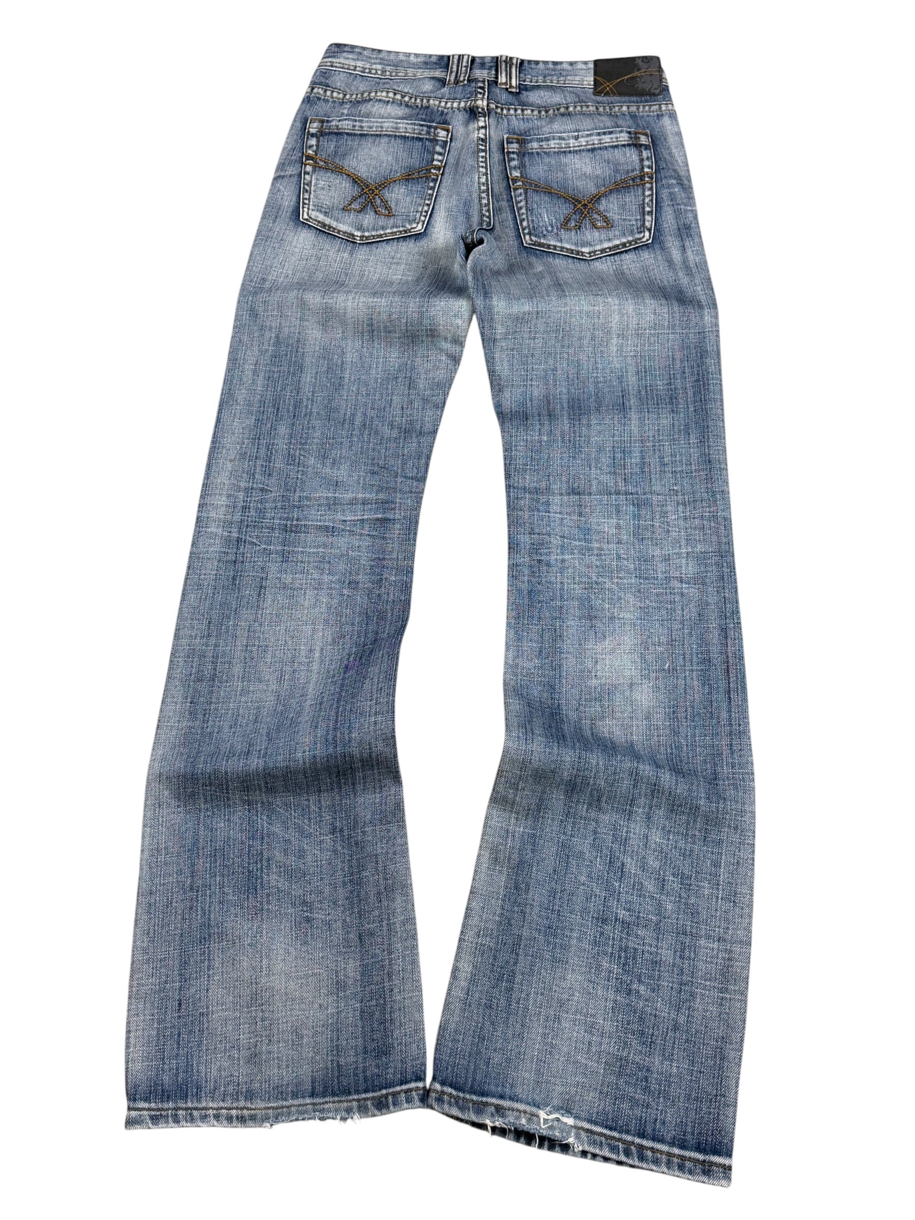 Vintage Washed Bootcut Jeans (S)