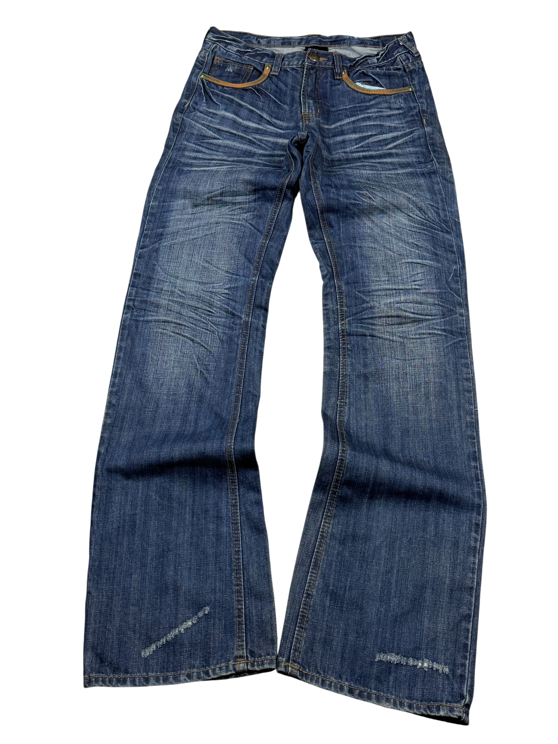 Crazy washed Bootcut Jeans (M)