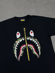 Bape Camo Shark ZIP T-Shirt (M)