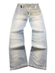 Versace vintage Big Logo Bootcut Jeans (XL)