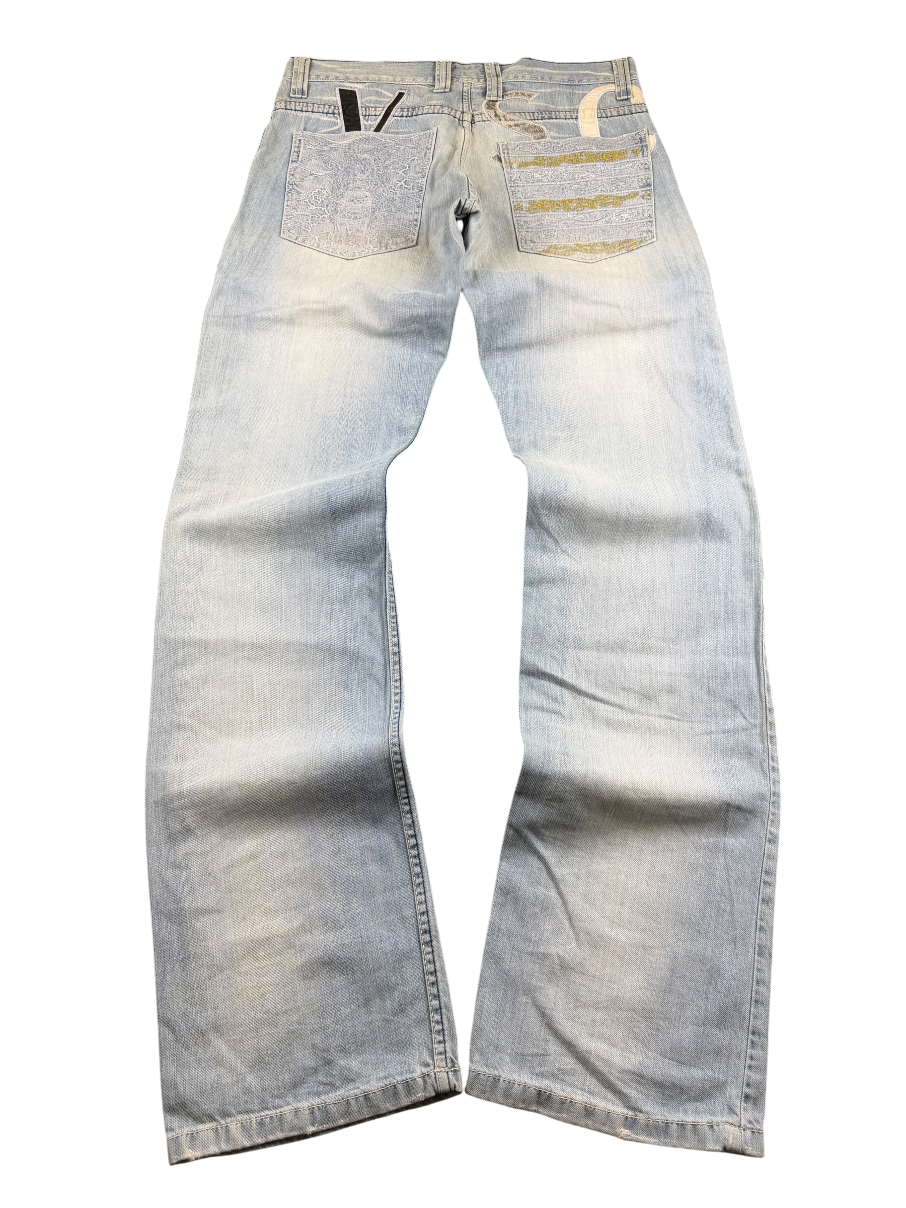 Versace vintage Big Logo Bootcut Jeans (XL)