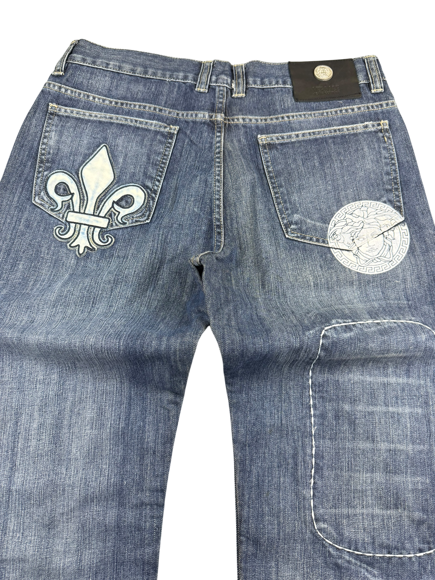 Versace Big Logo Bootcut Jeans *Rare* (M)