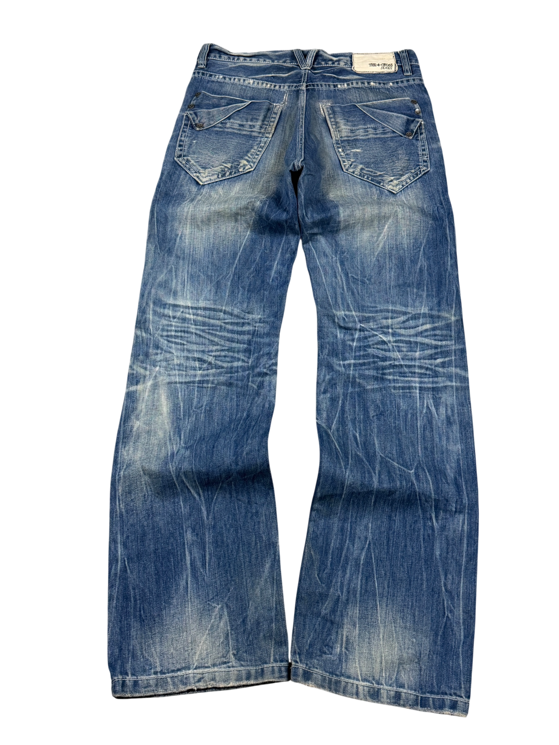 Crazy Hard Washed Bootcut Jeans (M)