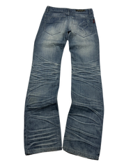 Crazy washed Straight Jeans (XS)