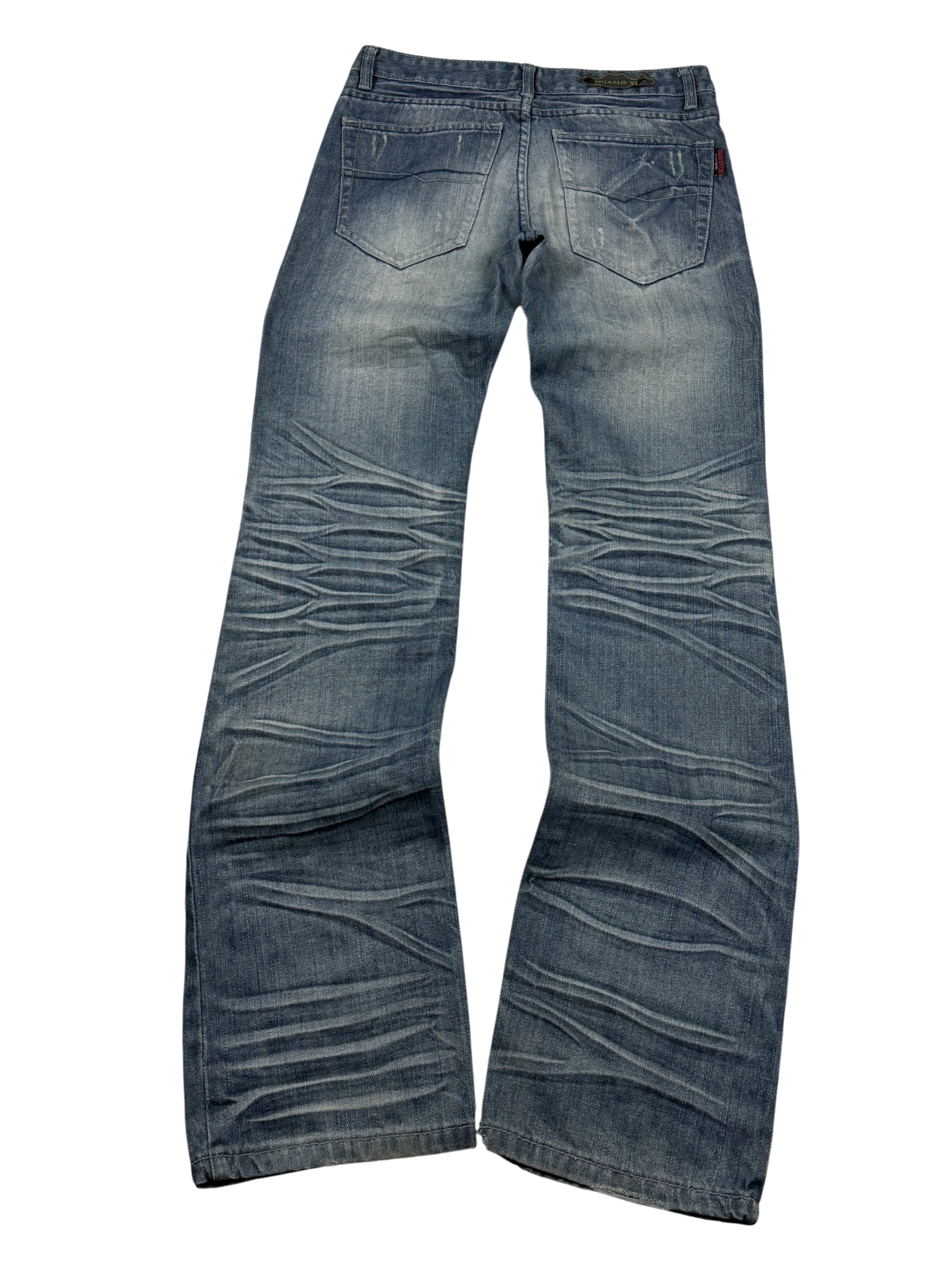 Crazy washed Straight Jeans (XS)