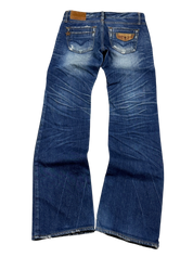Crazy washed Straight Jeans (XS)