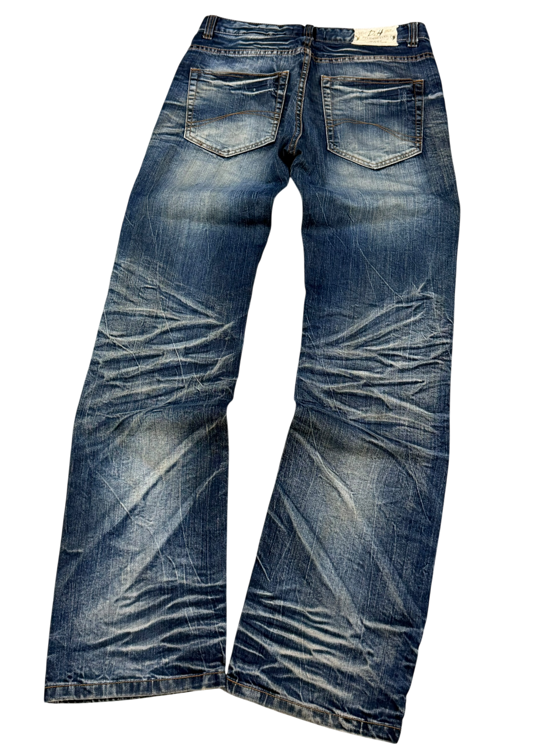 Crazy Washed Slim Fit Jeans (S)