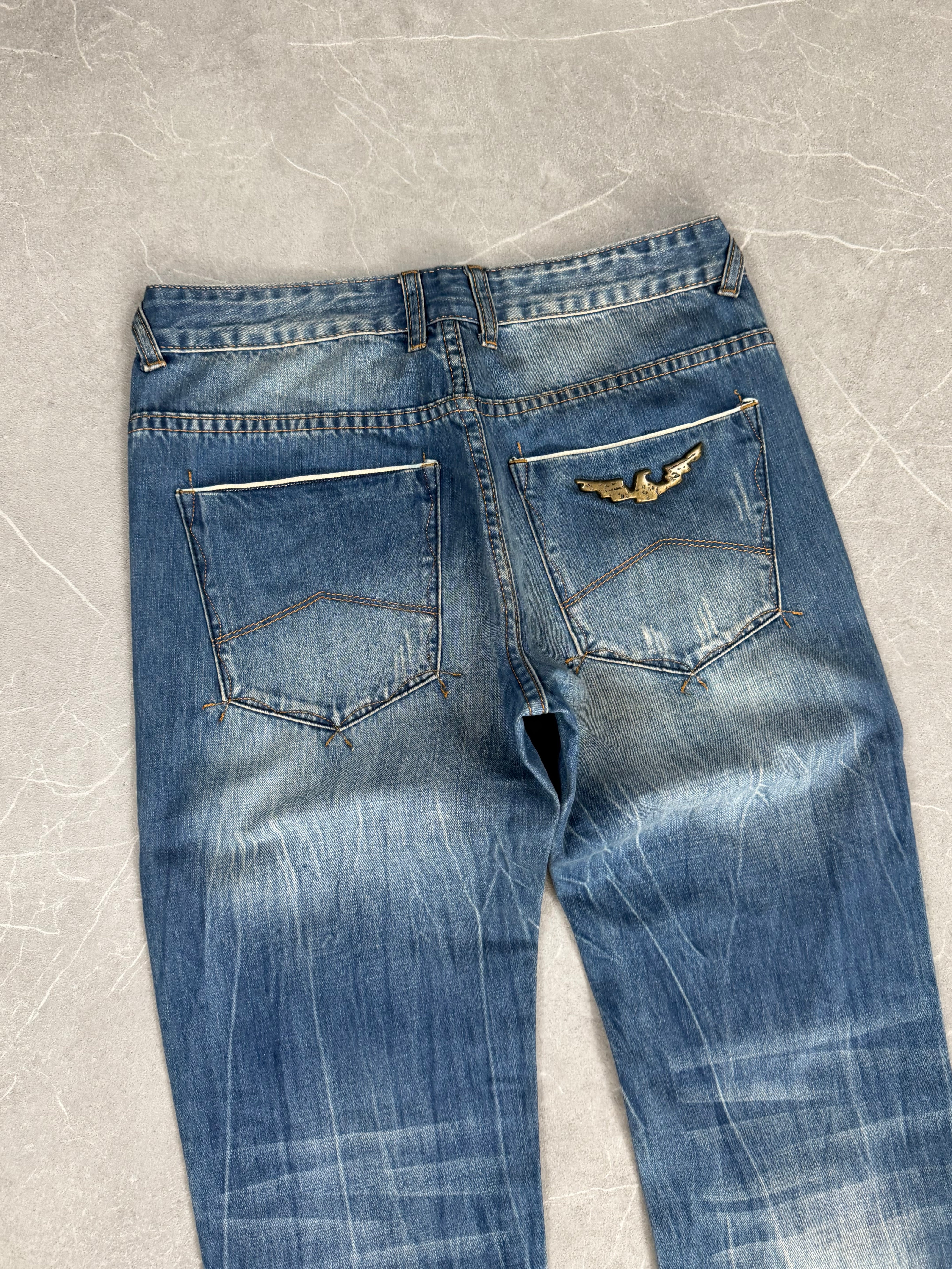 Armani vintage washed Slim Jeans (S)