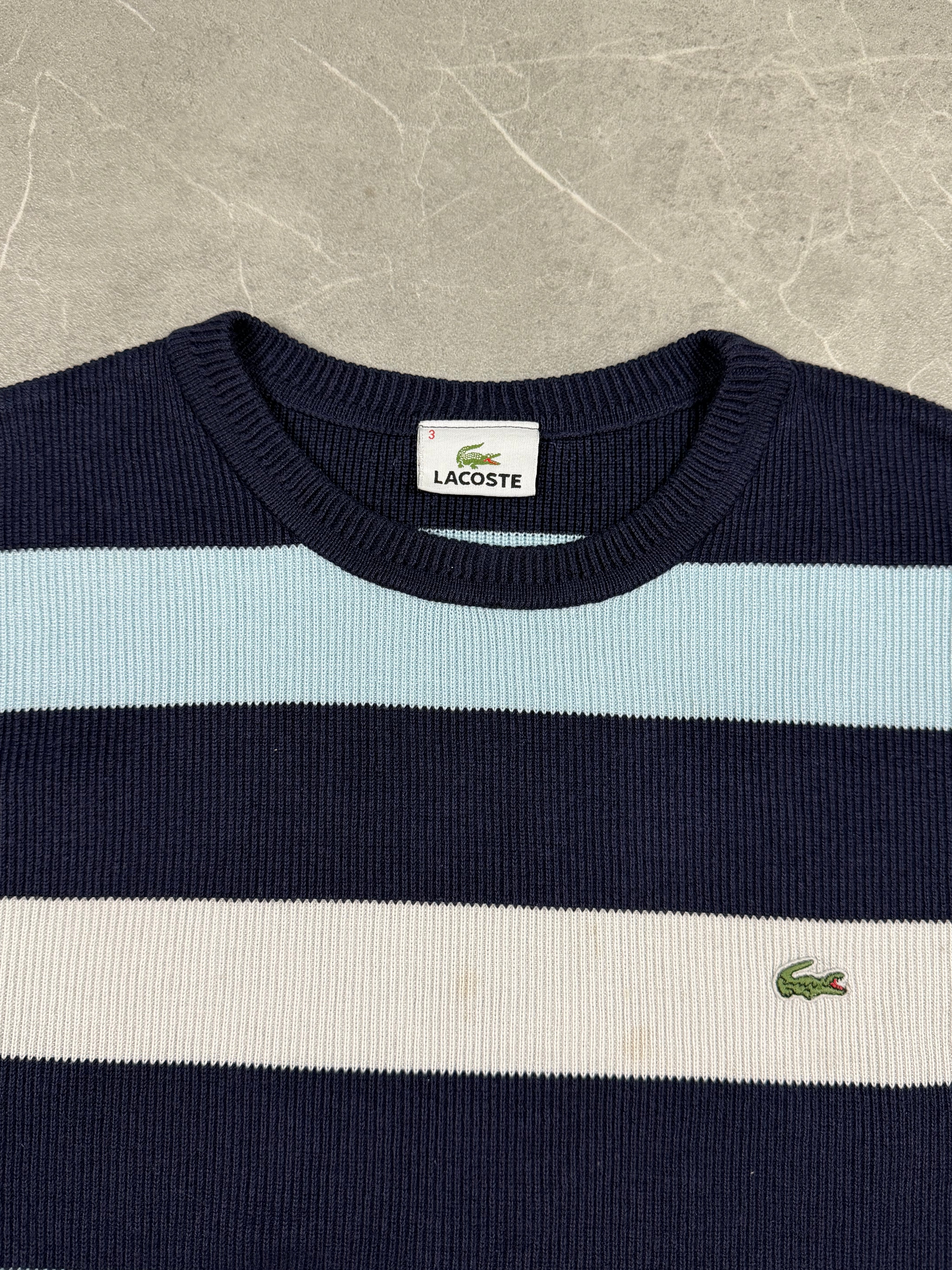 Rare Lacoste striped Sweater (S)