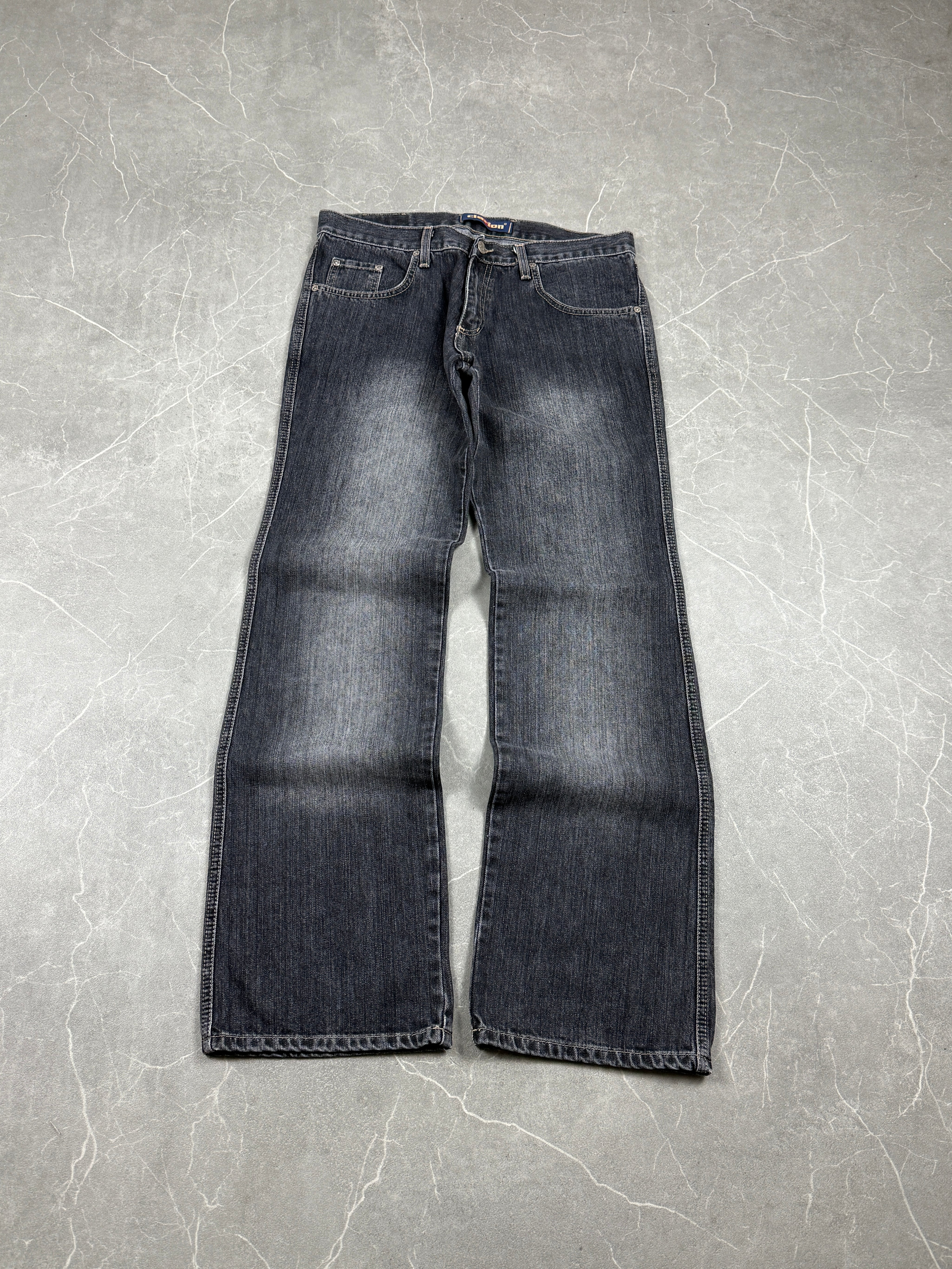 Vintage washed bootcut jeans (M)