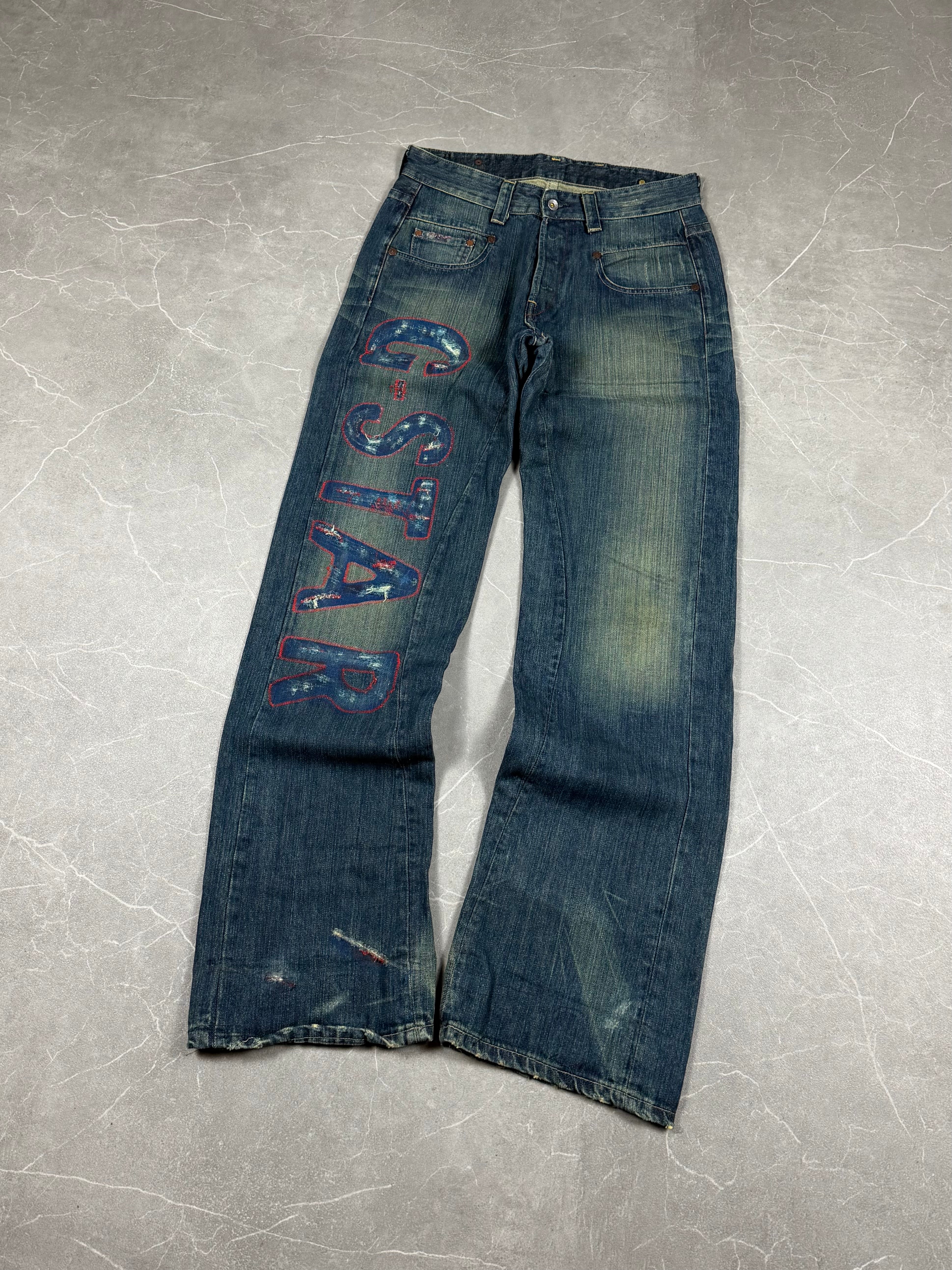 Vintage Gstar special Big Logo Bootcut Jeans (L)