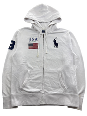 Ralph Lauren USA Zip Hoodie (XS)