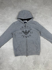 Rare Armani Big Logo Zipper (S)