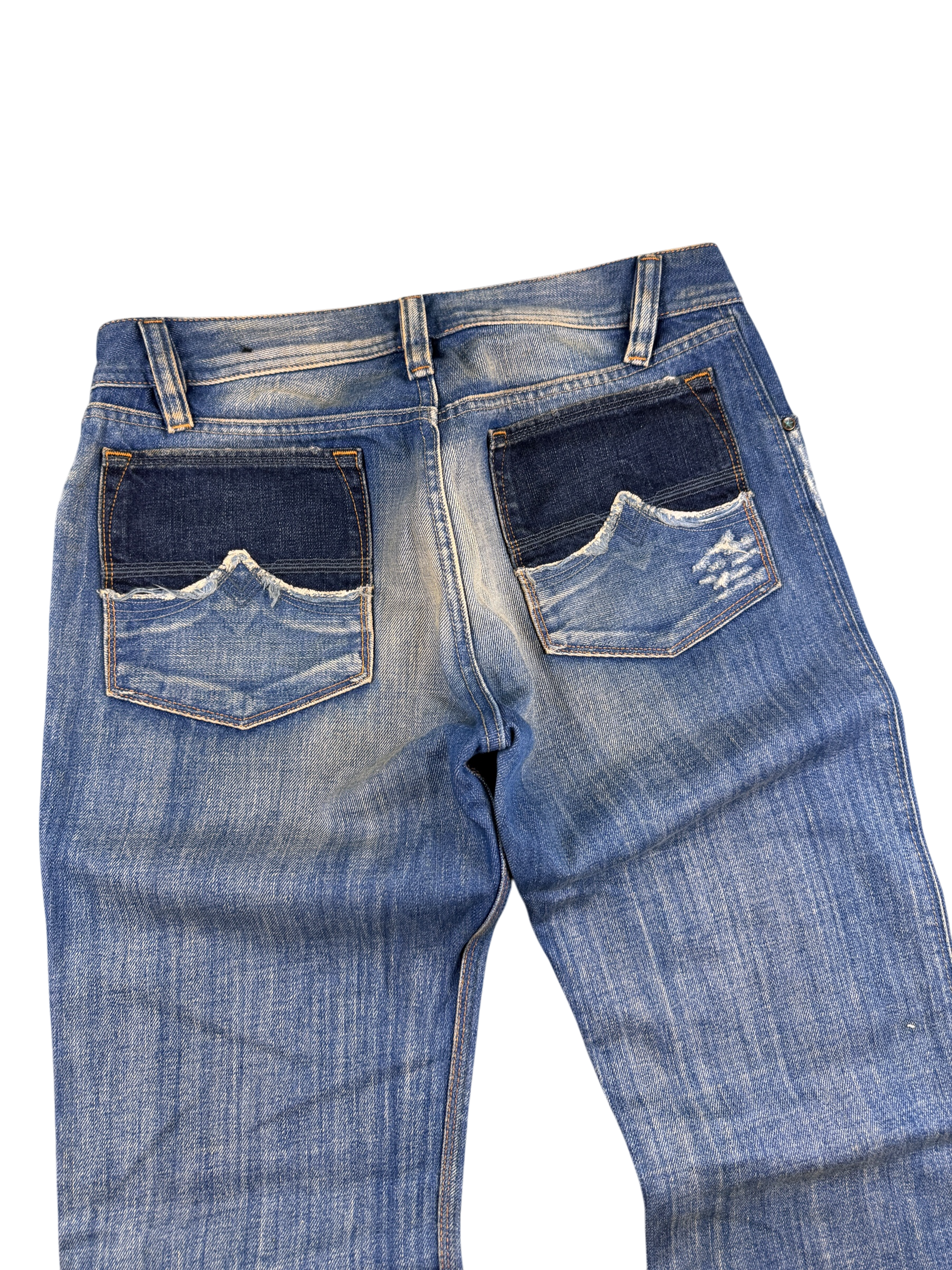 Diesel washed Big Bootcut Jeans (S)