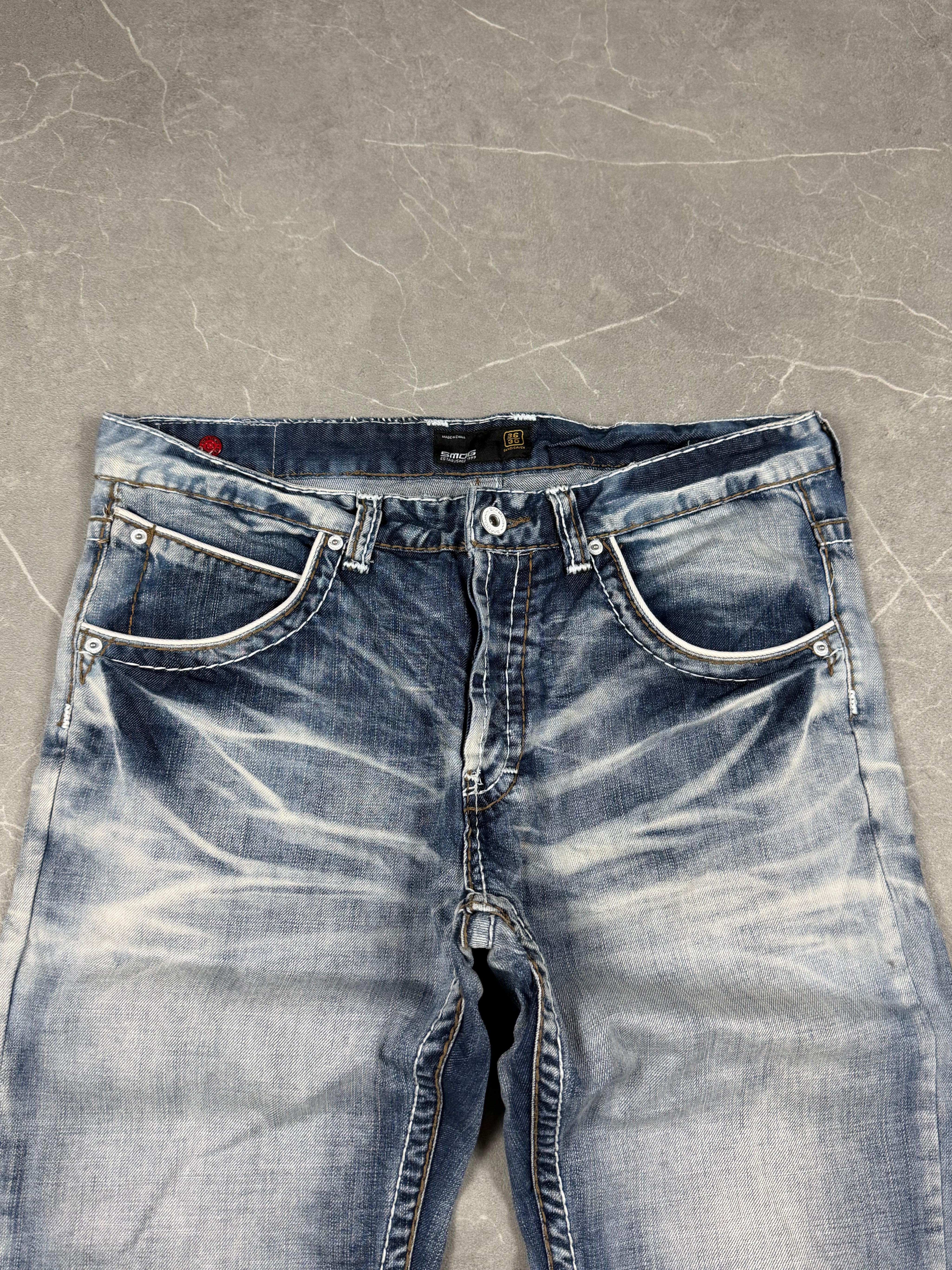 Vintage washed Straight Fit Jeans (S)